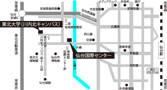第56回自治体学校in仙台 全体地図